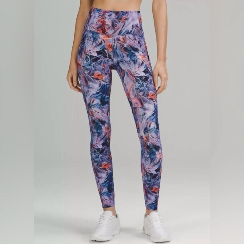 Lululemon Fast and Free Brushed Fabric High-Rise Tight 28" Nulux Running Legging
